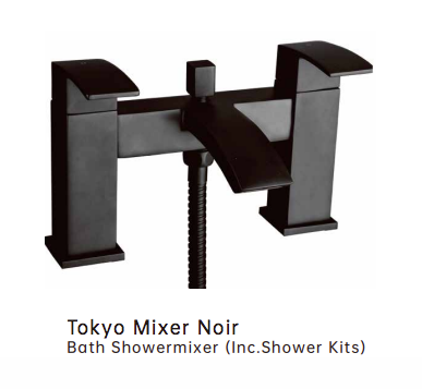 iCladd Tokyo Mixer Noir Bath Shower Mixer